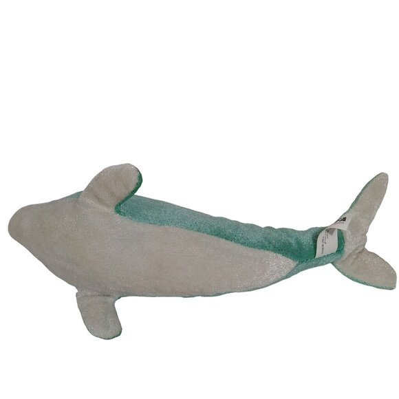 Goffa Whale Plush Stuffed Animal Toy Green Glitter Ages 3 and Up 11 inch - Picture 5 of 7